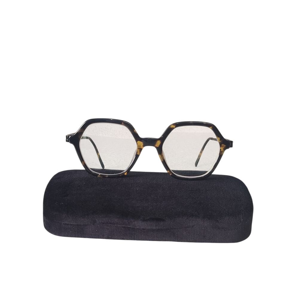 Modo 4553 Tort 48-20 Titanium Eyeglasses Prescription Frame GUC - Tortoiseshell